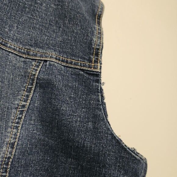 AMI Sleeveless jacket For Women Size Large Blue With Pockets - Picture 9 of 12